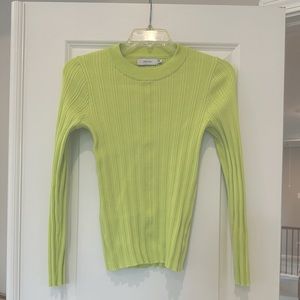 Greylin Ribbed Sweater (Bright Green)